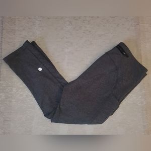 Lululemon Speed Up 21" Crop Pants Heathered Gray 8